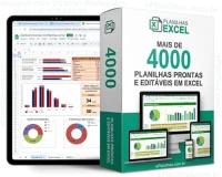 Planilha de Fluxo de Caixa com Gráficos e Comparativos