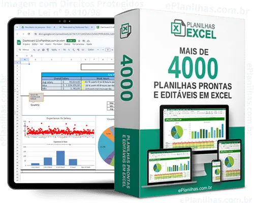 Planilha de avaliação em excel