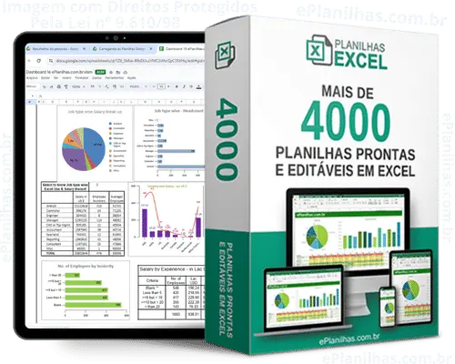 Planilha de controle de estoque de insumos de jardinagem