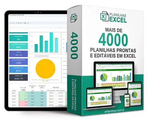 Planilha de Controle de Estoque com Classificação ABC