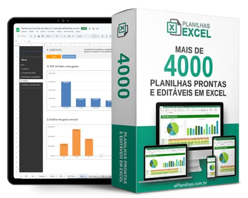 Planilha de Monitoramento de Indicadores de Sucesso Empresarial