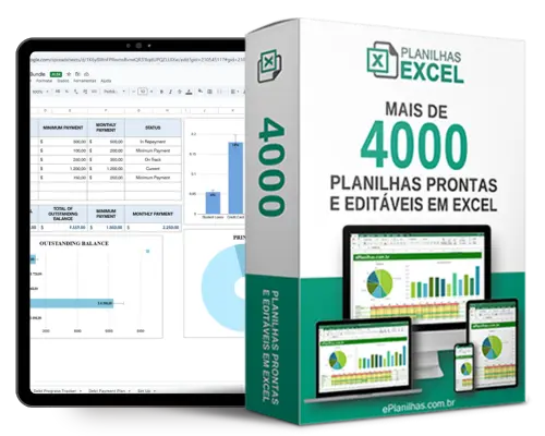 Planilha de controle de estoque de produtos de higiene