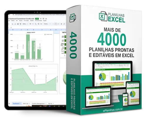 Planilha de controle de estoque de produtos de limpeza industrial