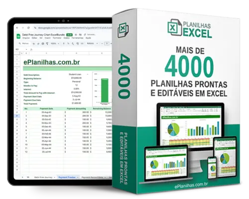 Planilha de controle de fechamento de mês