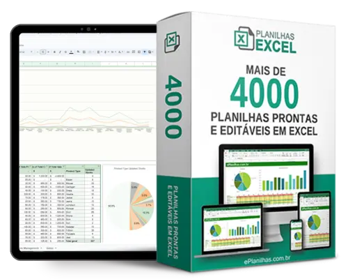 Planilha de controle de atendimentos mensais