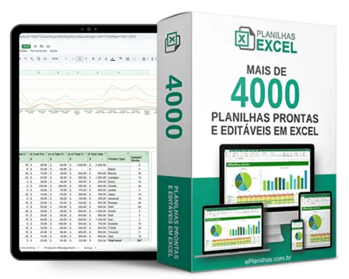 Planilha de controle de cmv e gestão automatizada de estoque